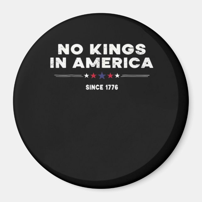 No Kings In America Doge Classic Trendy Graphic Magnet (Front)