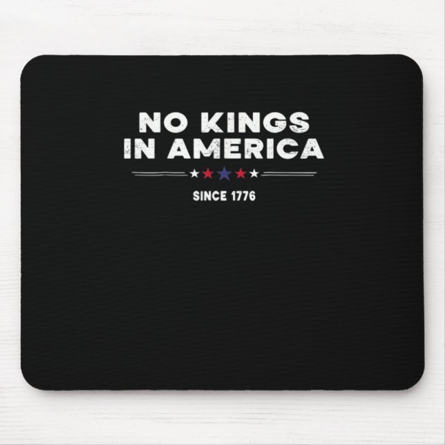 No Kings In America Doge Classic Trendy Graphic Mouse Mat (Front)