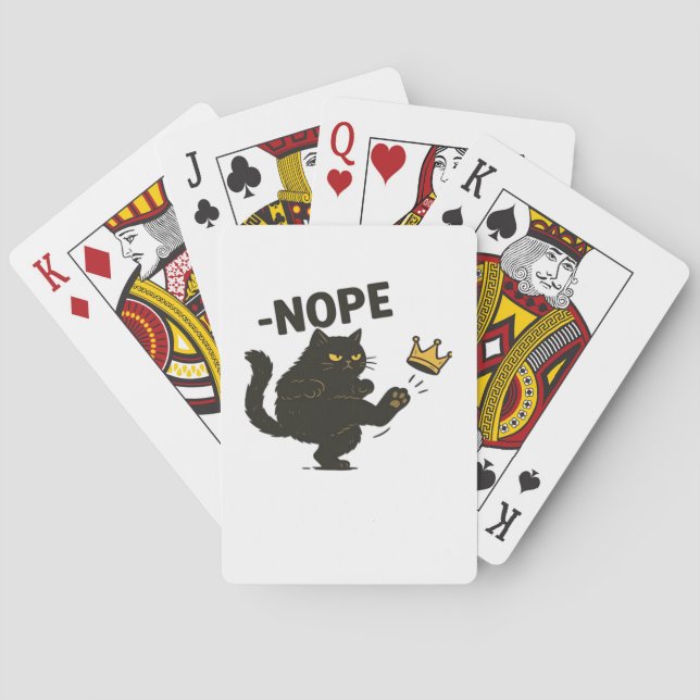 No Kings In America Essential Cool Unique Playing Cards (Back)