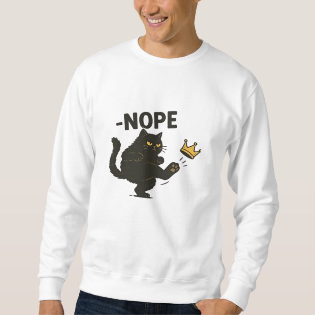 No Kings In America Essential Cool Unique Sweatshirt (Front)