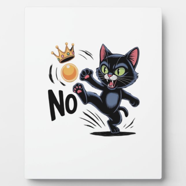 No Kings In America Essential Minimal Clean Plaque (Front)