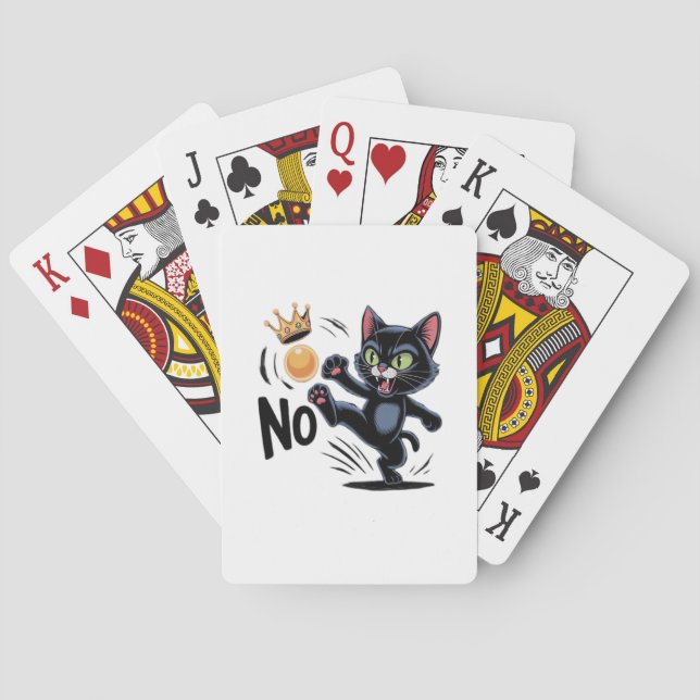 No Kings In America Essential Minimal Clean Playing Cards (Back)