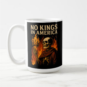 No Kings in America Fire Coffee Mug