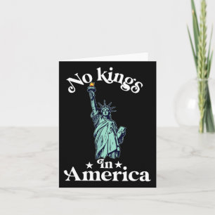 No Kings In America Flag Protest Save Democracy 17 Card