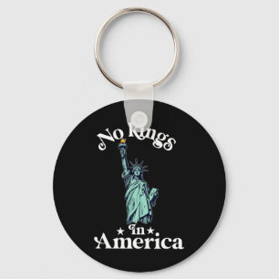 No Kings In America Flag Protest Save Democracy 17 Key Ring