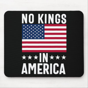 No Kings In America Flag Protest Save Democracy 18 Mouse Mat
