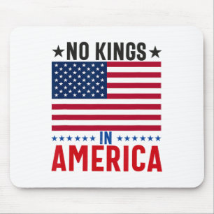 No Kings In America Flag Protest Save Democracy 4 Mouse Mat