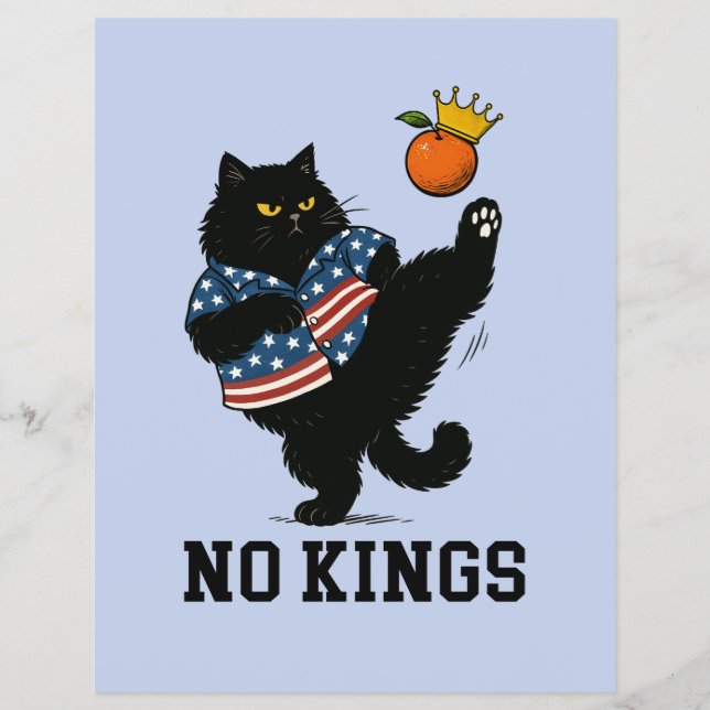 No Kings in America  Flyer (Front)