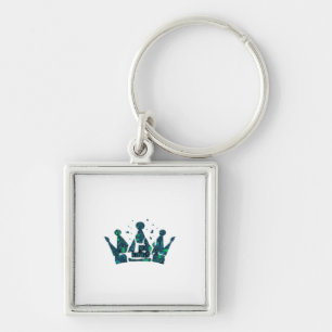No Kings In America Freedom Aesthetic Key Ring