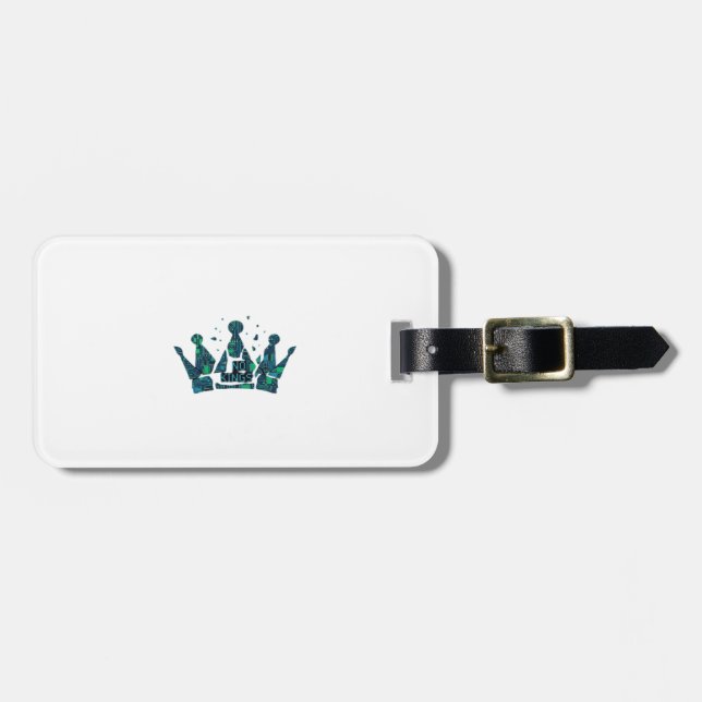 No Kings In America Freedom Aesthetic Luggage Tag (Front Horizontal)