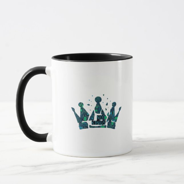 No Kings In America Freedom Aesthetic Mug (Left)