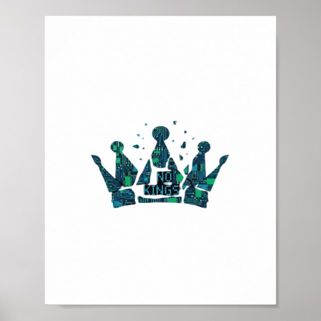 No Kings In America Freedom Aesthetic Poster (Front)