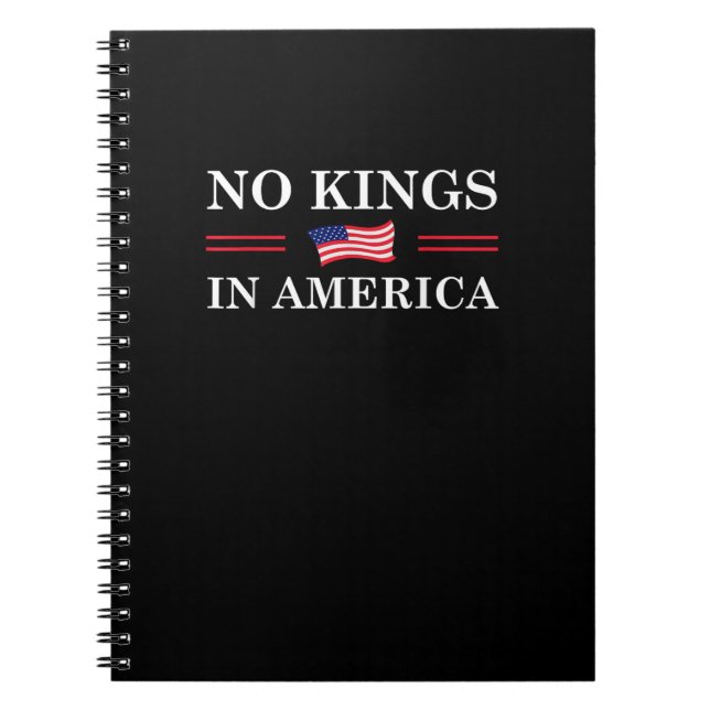 No Kings In America Freedom No King Lives American Notebook (Front)