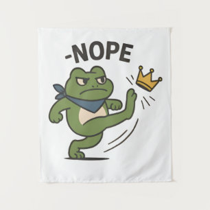 No Kings in America Frog No Kings Democracy Tapestry