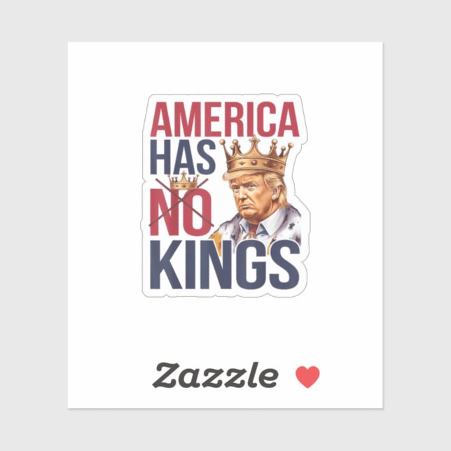 No Kings In America Funny America Has No King Poli (Sheet)