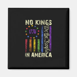 No Kings In America Funny Lgbt Magnet