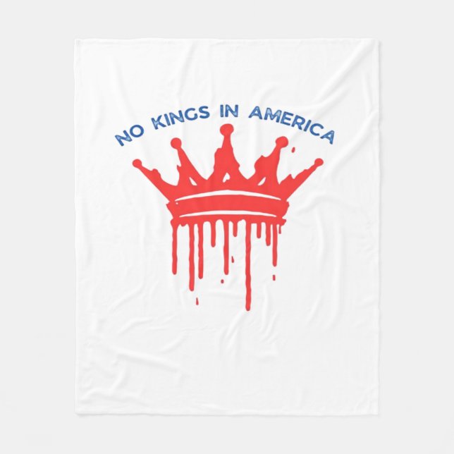 No Kings In America II Classic Fleece Blanket (Front)
