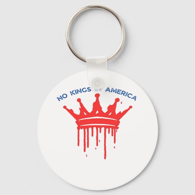 No Kings In America II Classic Key Ring (Front)