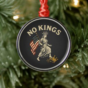 No Kings In America Metal Tree Decoration