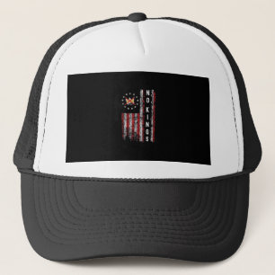 No Kings In America Minimal Clean Trucker Hat
