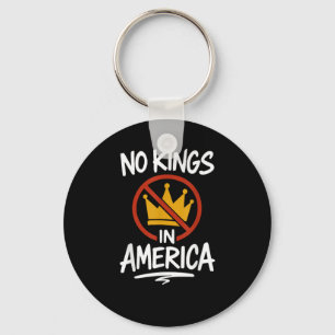 No Kings In America No Crown Minimal Clean Key Ring