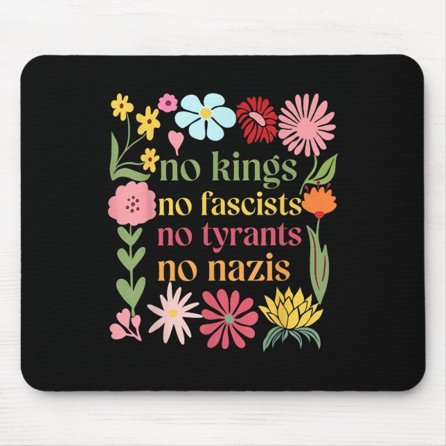 No Kings In America No Fascists We The People Poli Mouse Mat (Front)