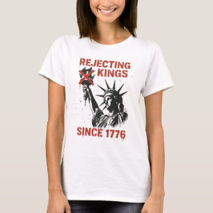 No Kings in America, No Kings Day Protest T-Shirt