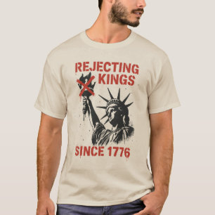 No Kings in America, No Kings Day Protest T-Shirt