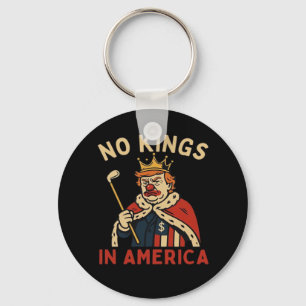 No Kings In America No Kings Day Vintage Classic S Key Ring