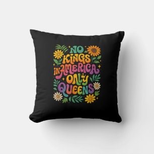 No Kings In America Only Queens Funny Queer Gay Pr Cushion