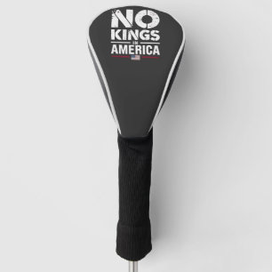 No Kings in America Patriotic American Flag Golf Head Cover