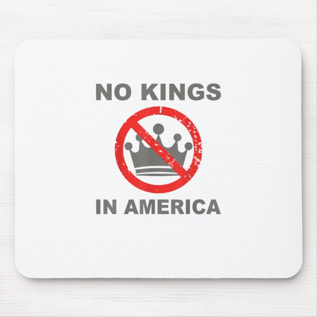 No Kings In America Patriotic Casual Mouse Mat (Front)