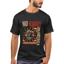 No Kings In America - Patriotic Grunge