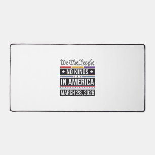 No Kings in America Patriotic Protest Shirt_1 Desk Mat