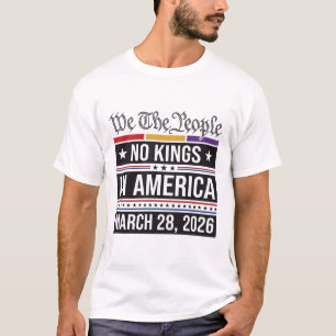 No Kings in America Patriotic Protest Shirt_1 T-Shirt