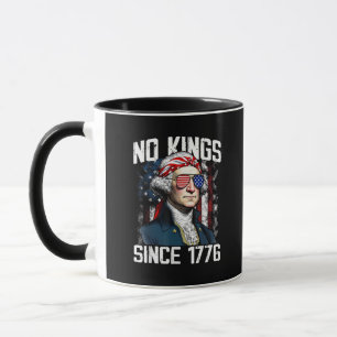 No Kings In America Patriotic Vintage Graphic Look Mug