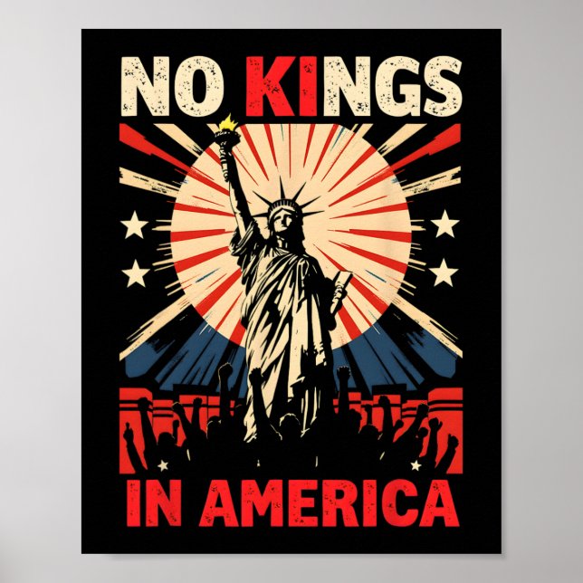 No Kings In America  Poster (Front)
