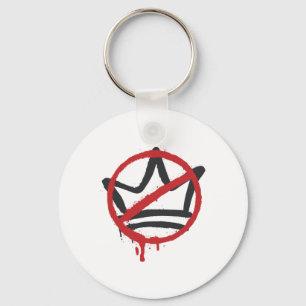 No Kings In America Pro Democracy Anti Monarchy Ol Key Ring