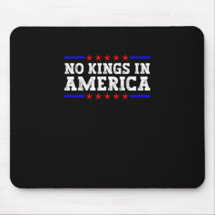 No Kings In America Resist Retro Vintage Graphic Mouse Mat