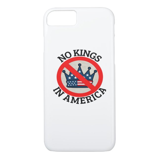 No Kings In America Retro Classic Case-Mate iPhone Case (Back)
