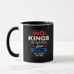 No Kings In America Retro Classic Mug