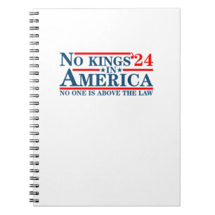 No Kings In America Retro Classic Notebook