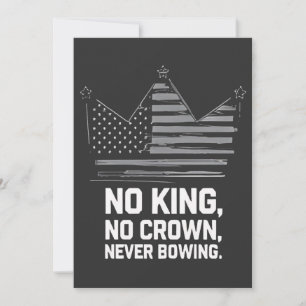 No Kings In America Save Democracy I Dissent Anti Invitation