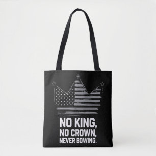 No Kings In America Save Democracy I Dissent Anti  Tote Bag