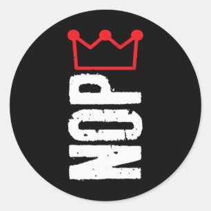 No Kings In America Shirt Nope Political Shirt Men Classic Round Sticker