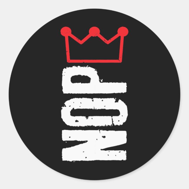 No Kings In America Shirt Nope Political Shirt Men Classic Round Sticker (Front)