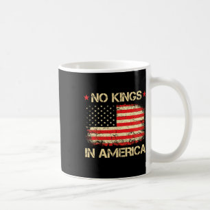 No Kings In America Shirt Usa Flag Democracy Coffee Mug