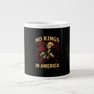 No Kings In America Since 1776 Anti-Donald Trumpp Large Coffee Mug