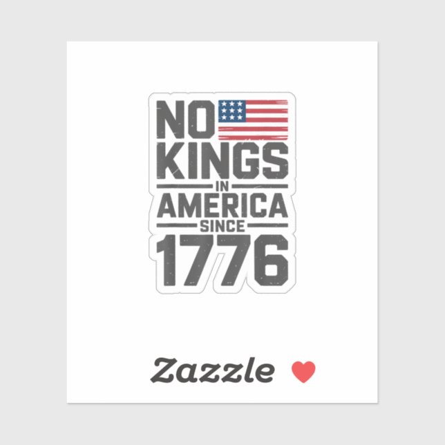 No Kings In America Since 1776 Creative Design (Sheet)