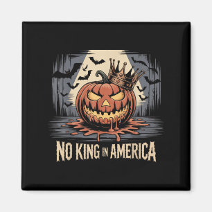 No Kings In America Since 1776 Distressed Usa Flag Magnet